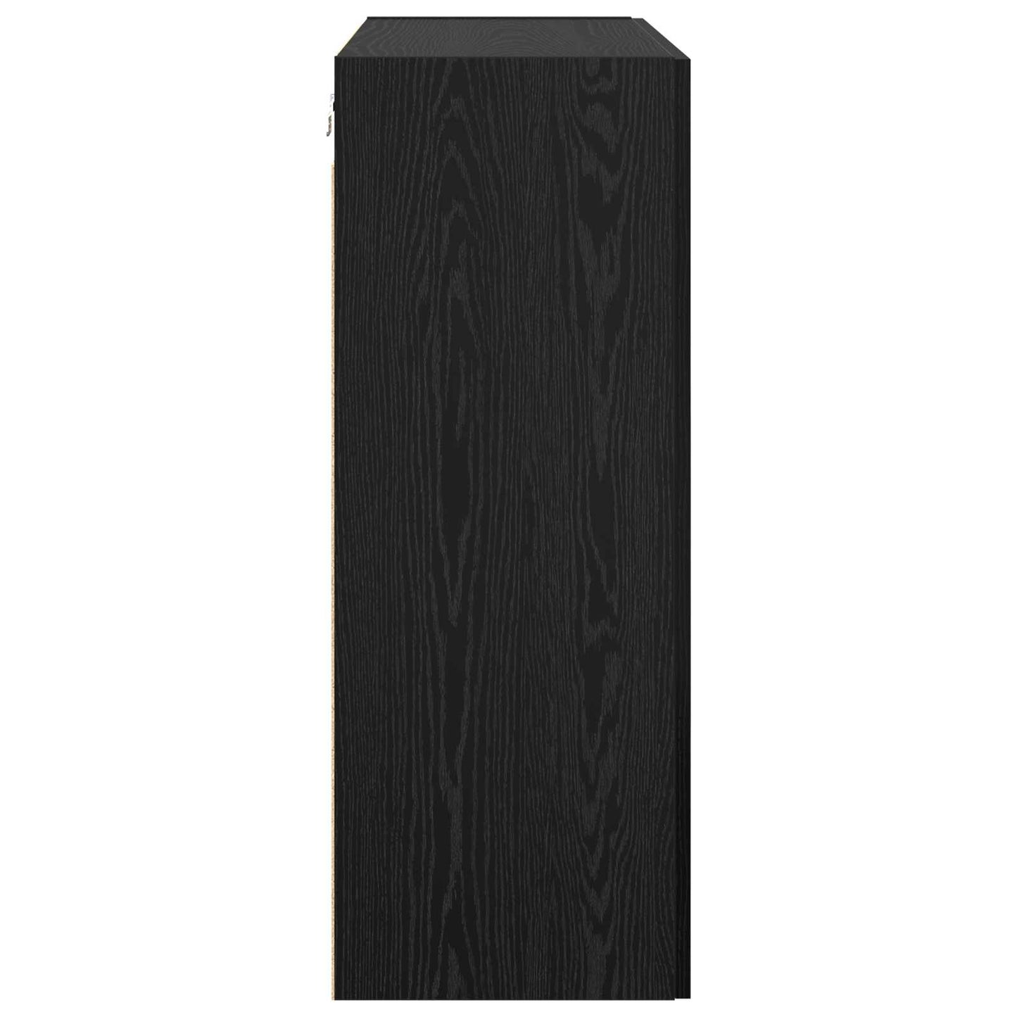 Vægmonteret skab 2 stk. Sort eg 69,5 x 34 x 90 cm