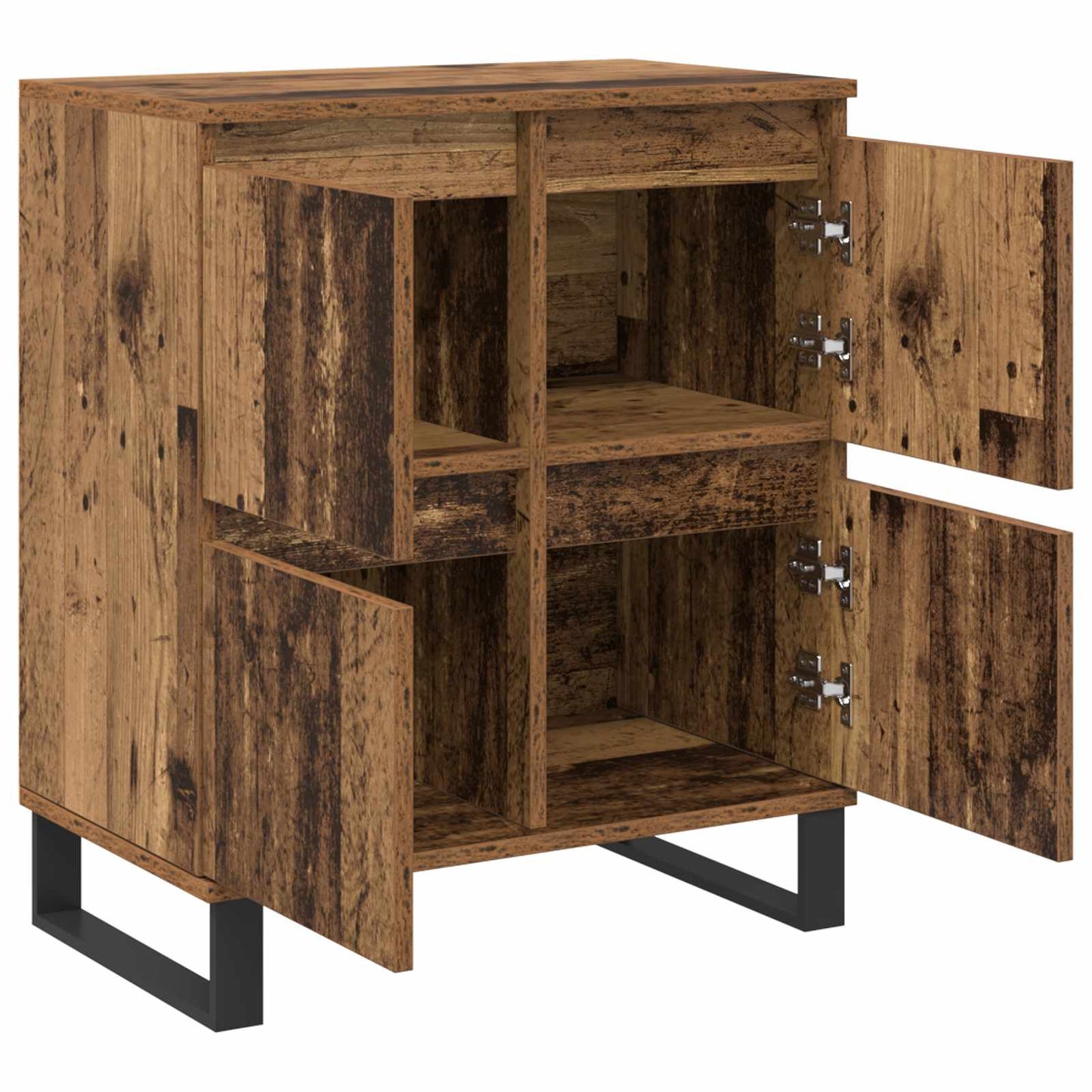 Sideboard 3 stk. Gammelt træ 60 x 35 x 70 cm