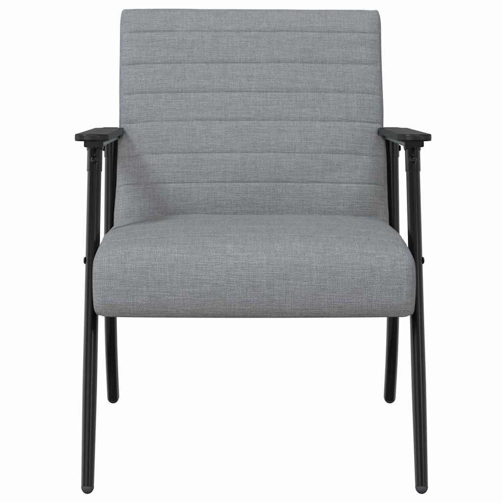 lænestol Lysegrå 59 x 75 x 78 cm Stof