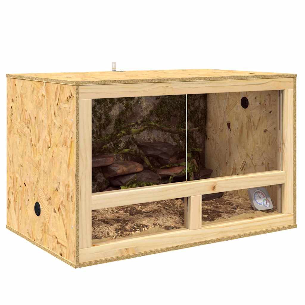 Terrarium Brun 80 x 50 x 50 cm OSB