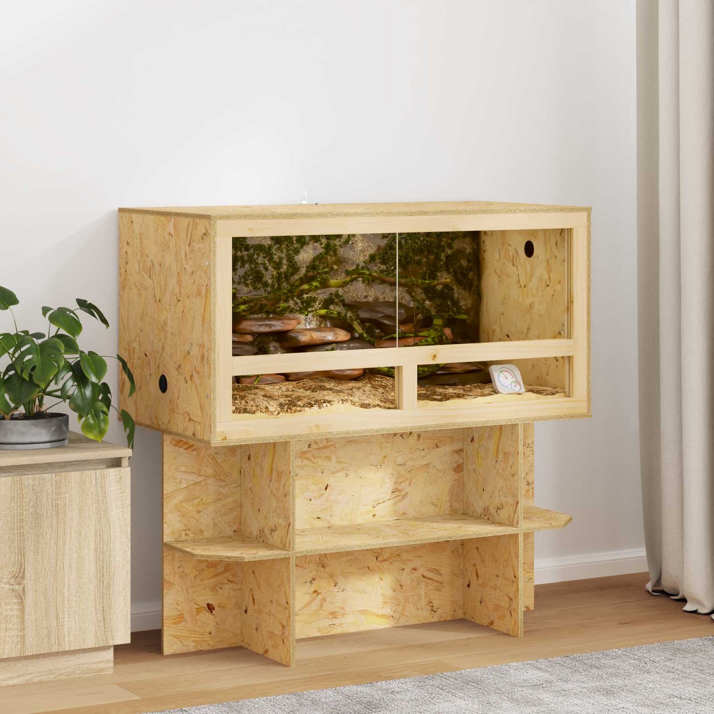 Terrarium Brun 100 x 50 x 50 cm OSB