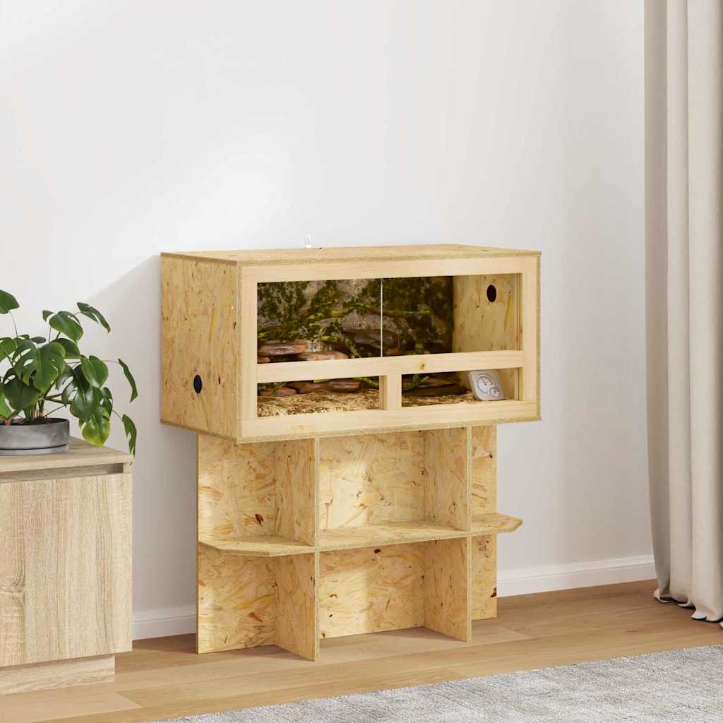 Terrarium Brun 80 x 40 x 40 cm OSB