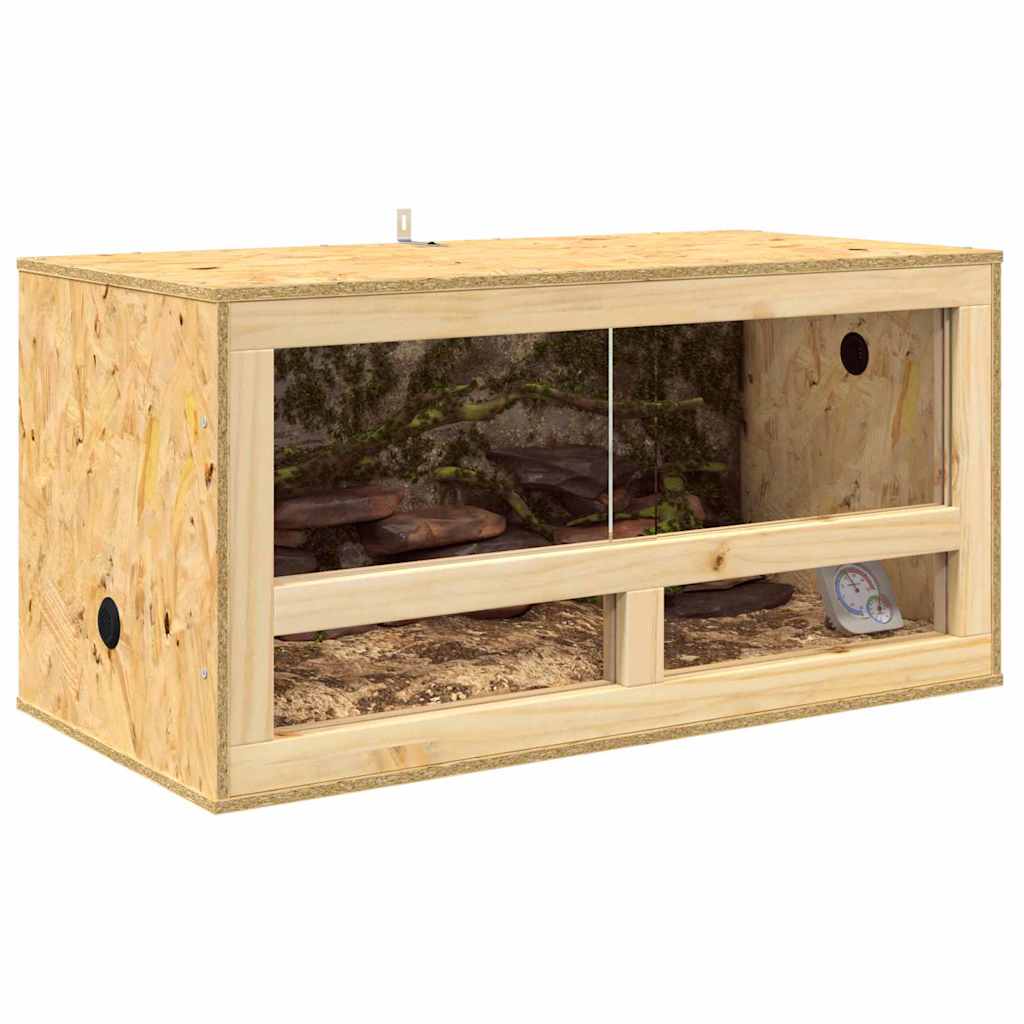 Terrarium Brun 80 x 40 x 40 cm OSB
