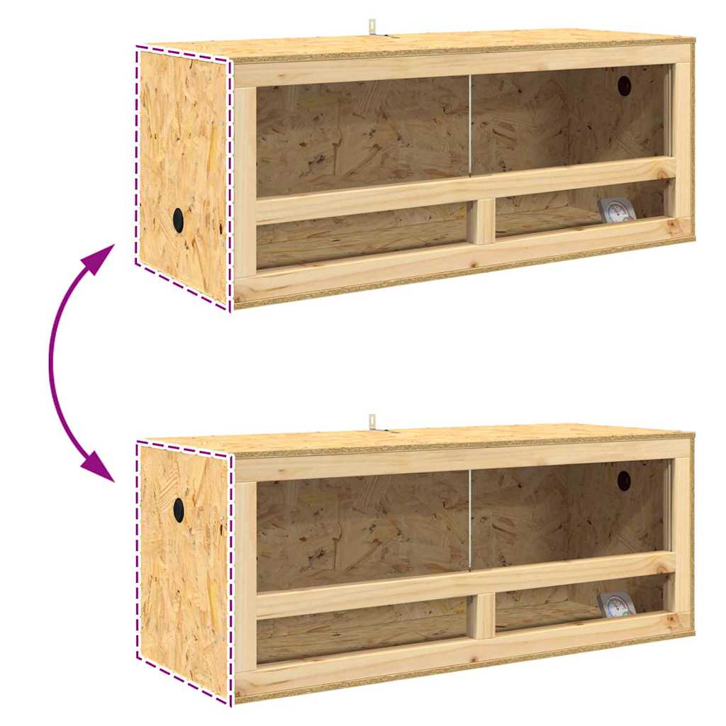 Terrarium Brun 100 x 40 x 40 cm OSB