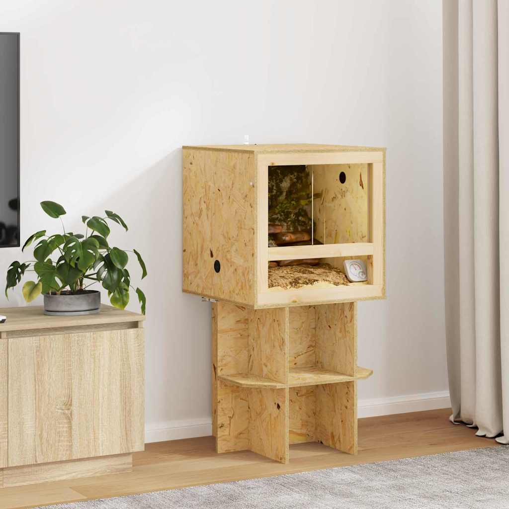 Terrarium Brun 50 x 50 x 50 cm OSB