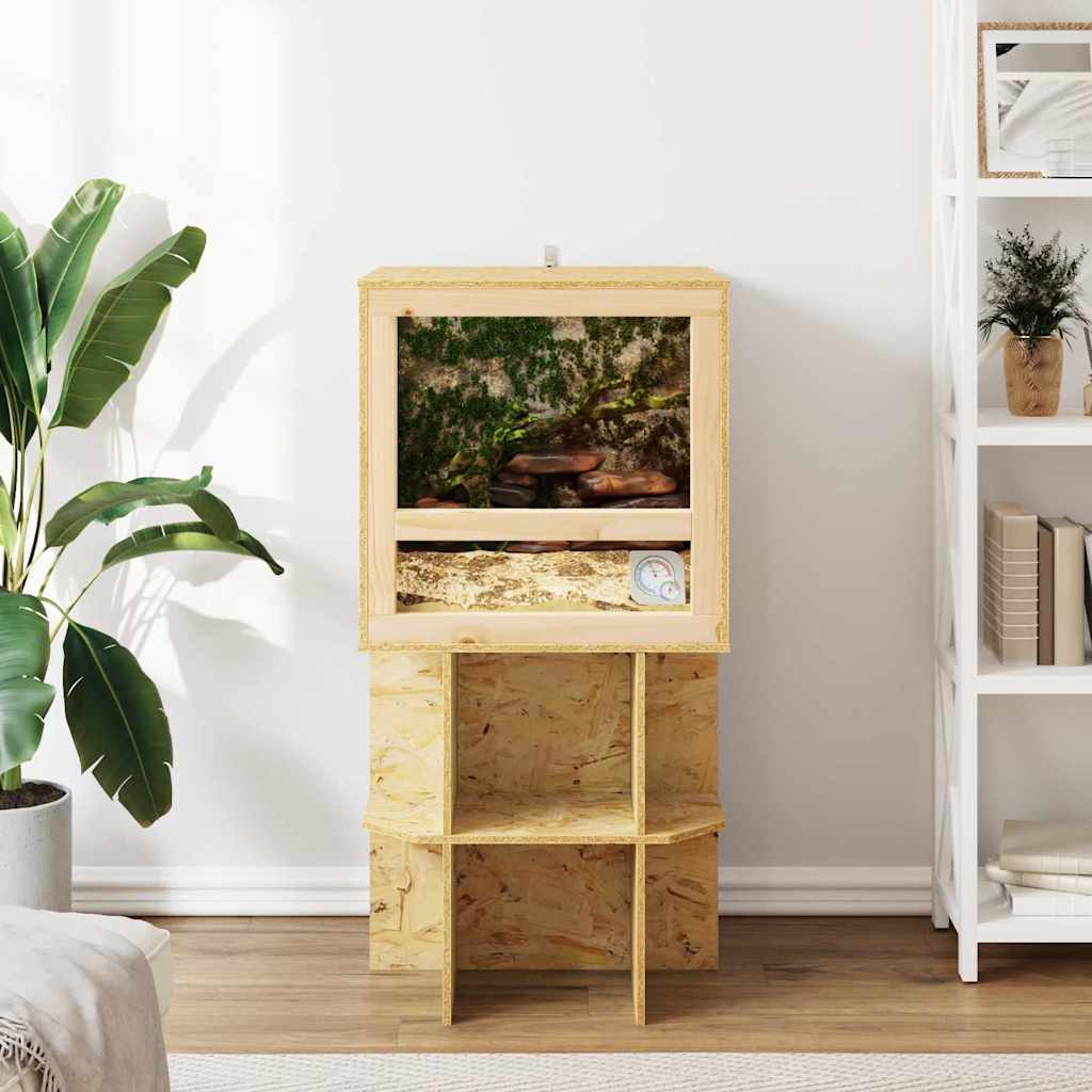 Terrarium Brun 50 x 50 x 50 cm OSB