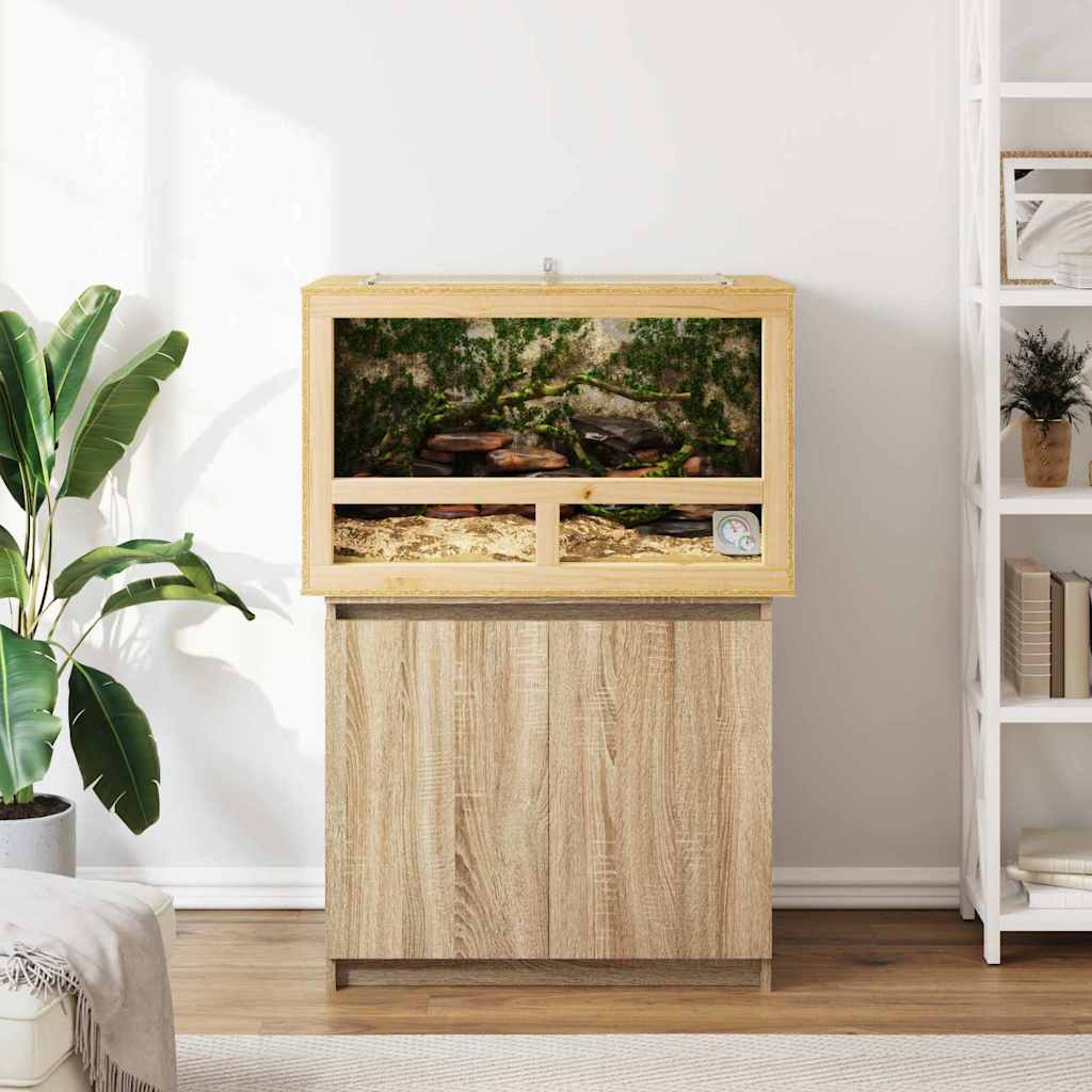 Terrarium Brun 80 x 50 x 50 cm OSB