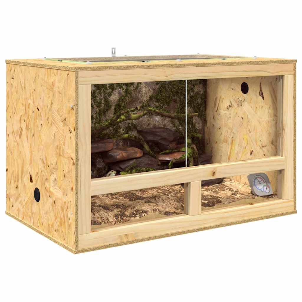 Terrarium Brun 80 x 50 x 50 cm OSB