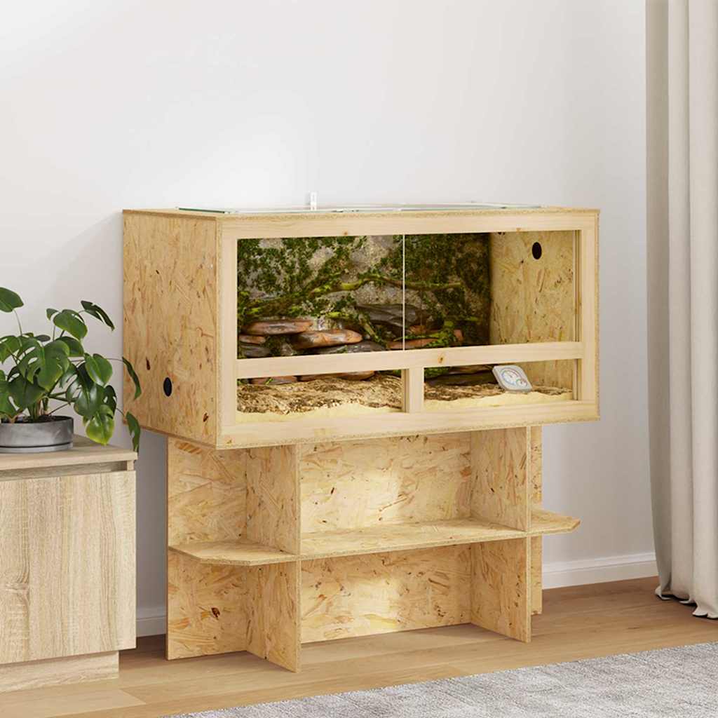Terrarium Brun 100 x 50 x 50 cm OSB
