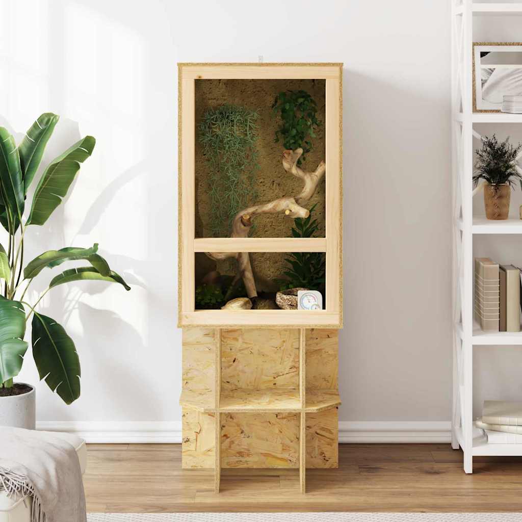 Terrarium Brun 50 x 50 x 80 cm OSB