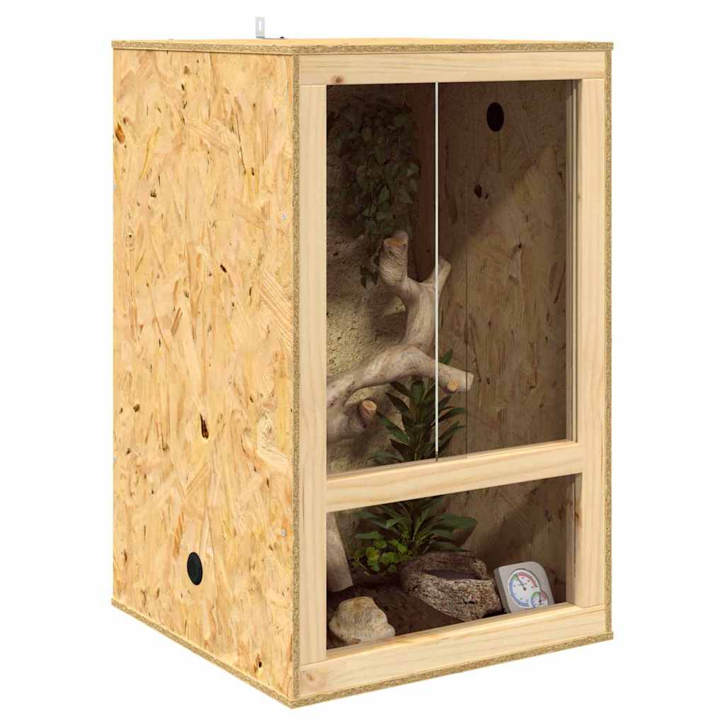 Terrarium Brun 50 x 50 x 80 cm OSB