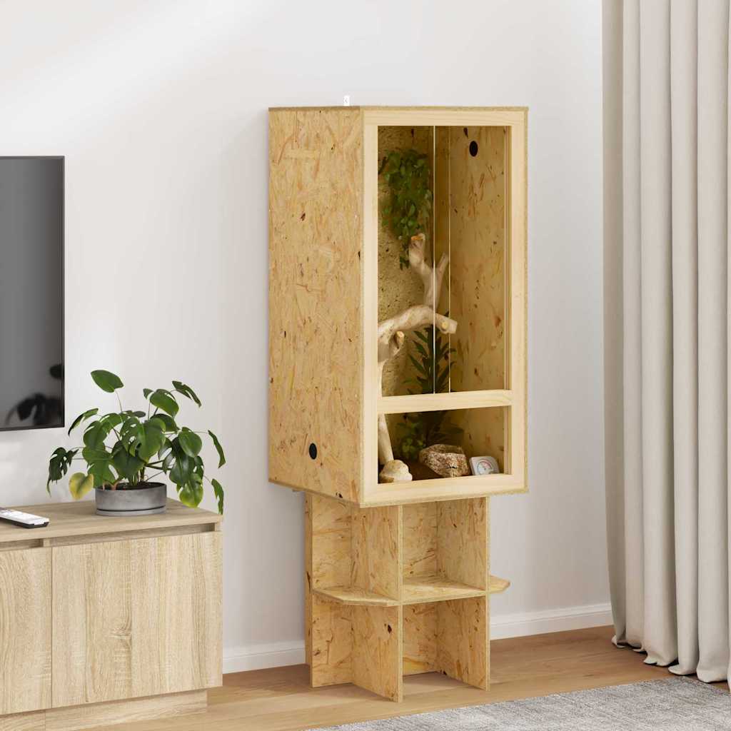 Terrarium Brun 50 x 50 x 100 cm OSB