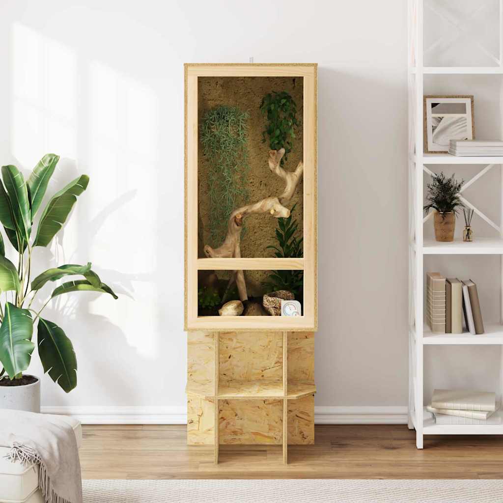 Terrarium Brun 50 x 50 x 100 cm OSB
