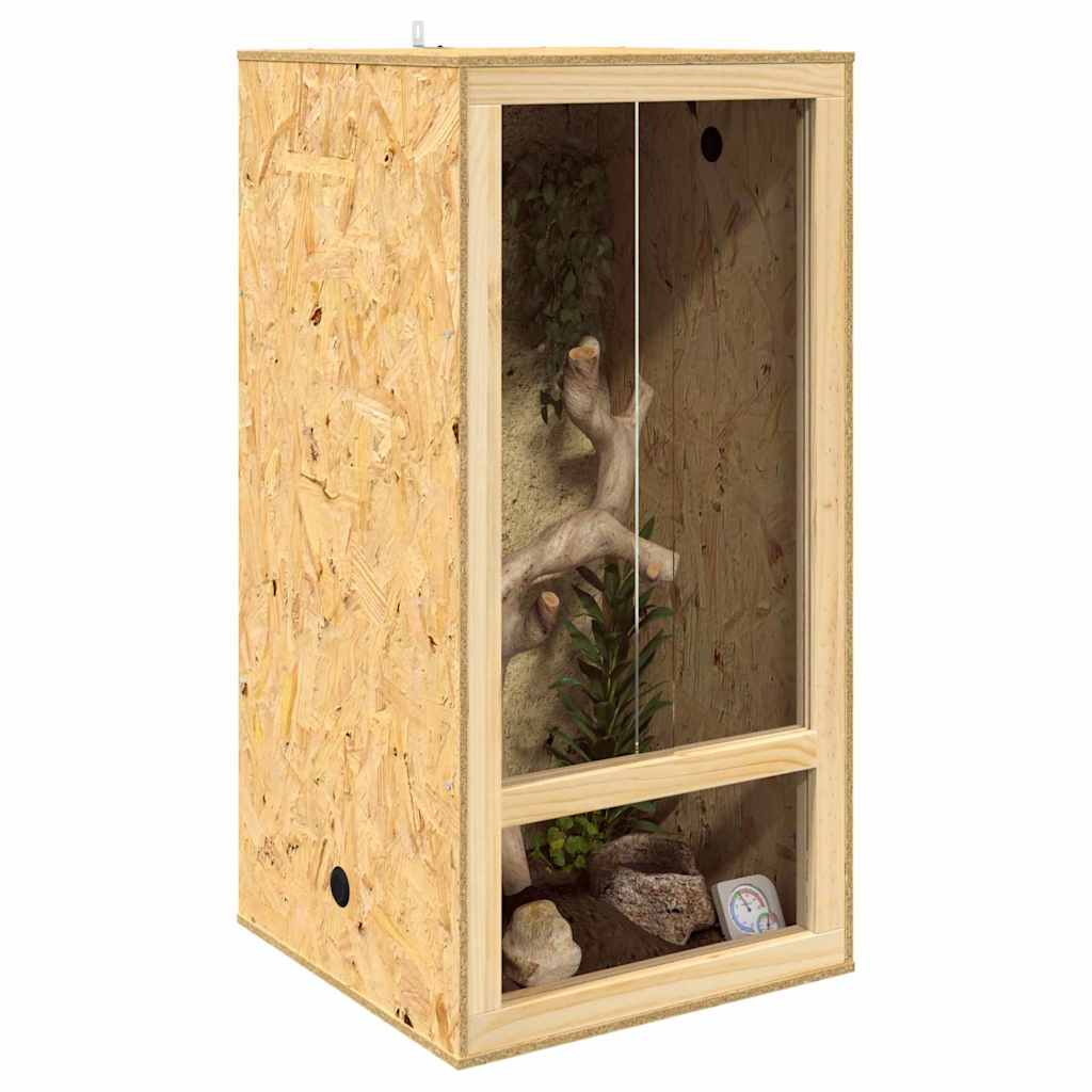Terrarium Brun 50 x 50 x 100 cm OSB