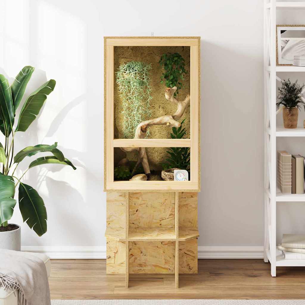 Terrarium Brun 50 x 50 x 80 cm OSB