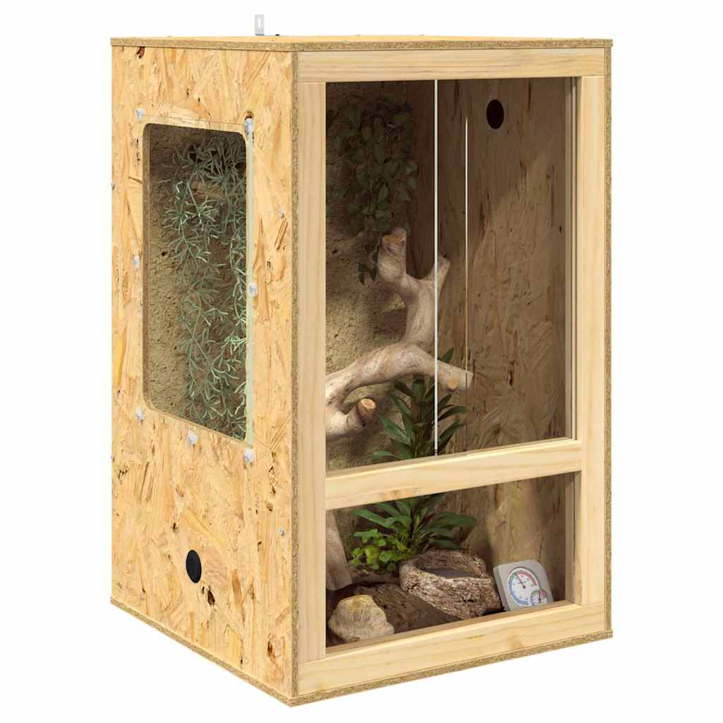 Terrarium Brun 50 x 50 x 80 cm OSB