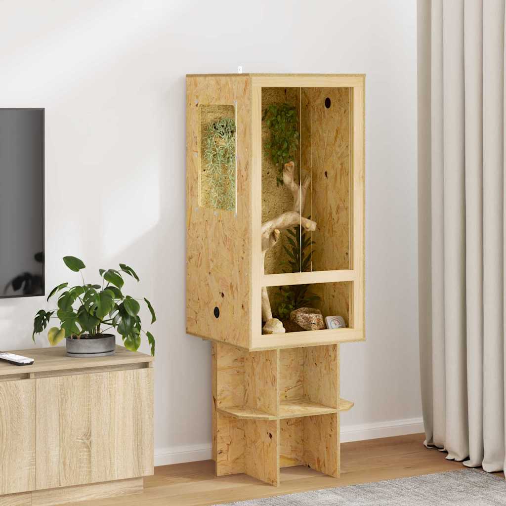 Terrarium Brun 50 x 50 x 100 cm OSB