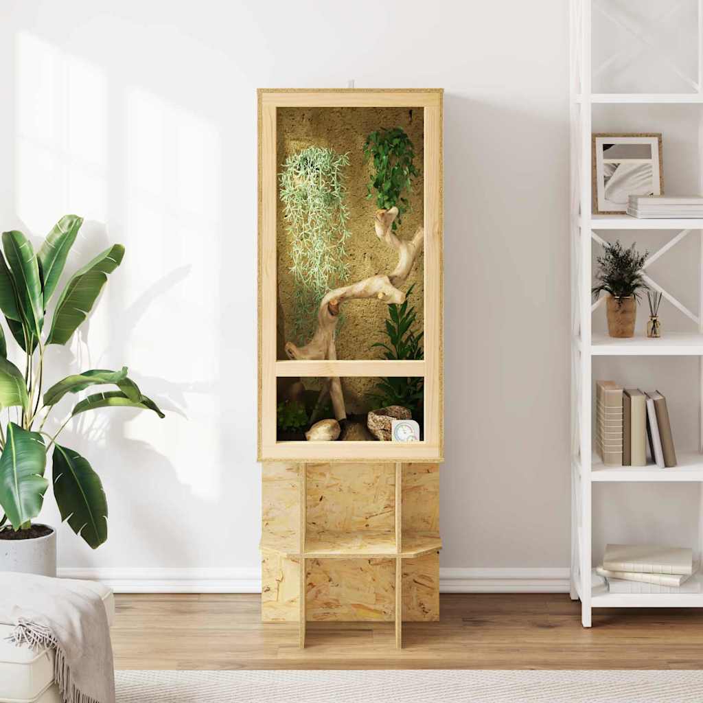 Terrarium Brun 50 x 50 x 100 cm OSB