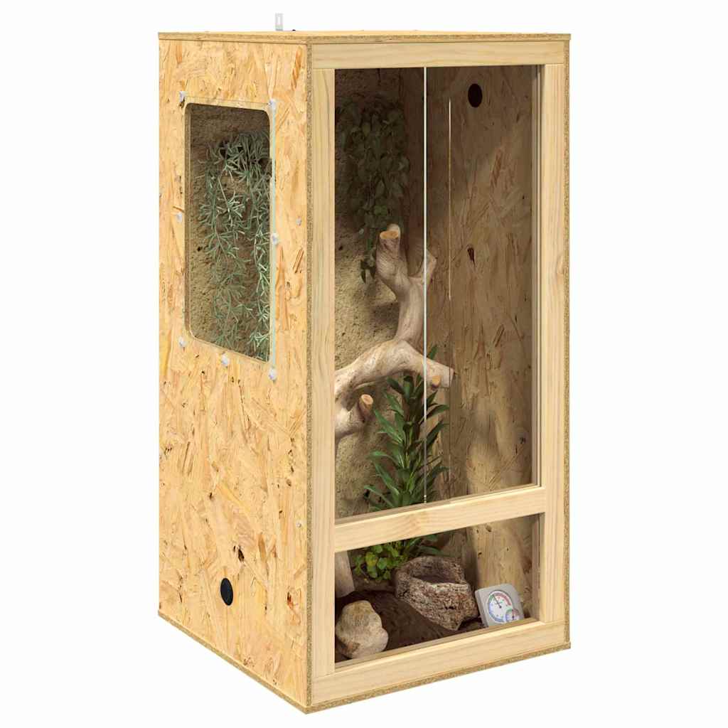 Terrarium Brun 50 x 50 x 100 cm OSB