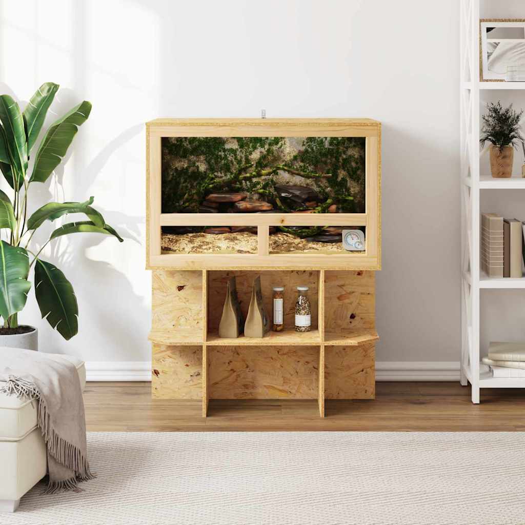 Terrariumbase Brun 80 x 50 x 50 cm OSB