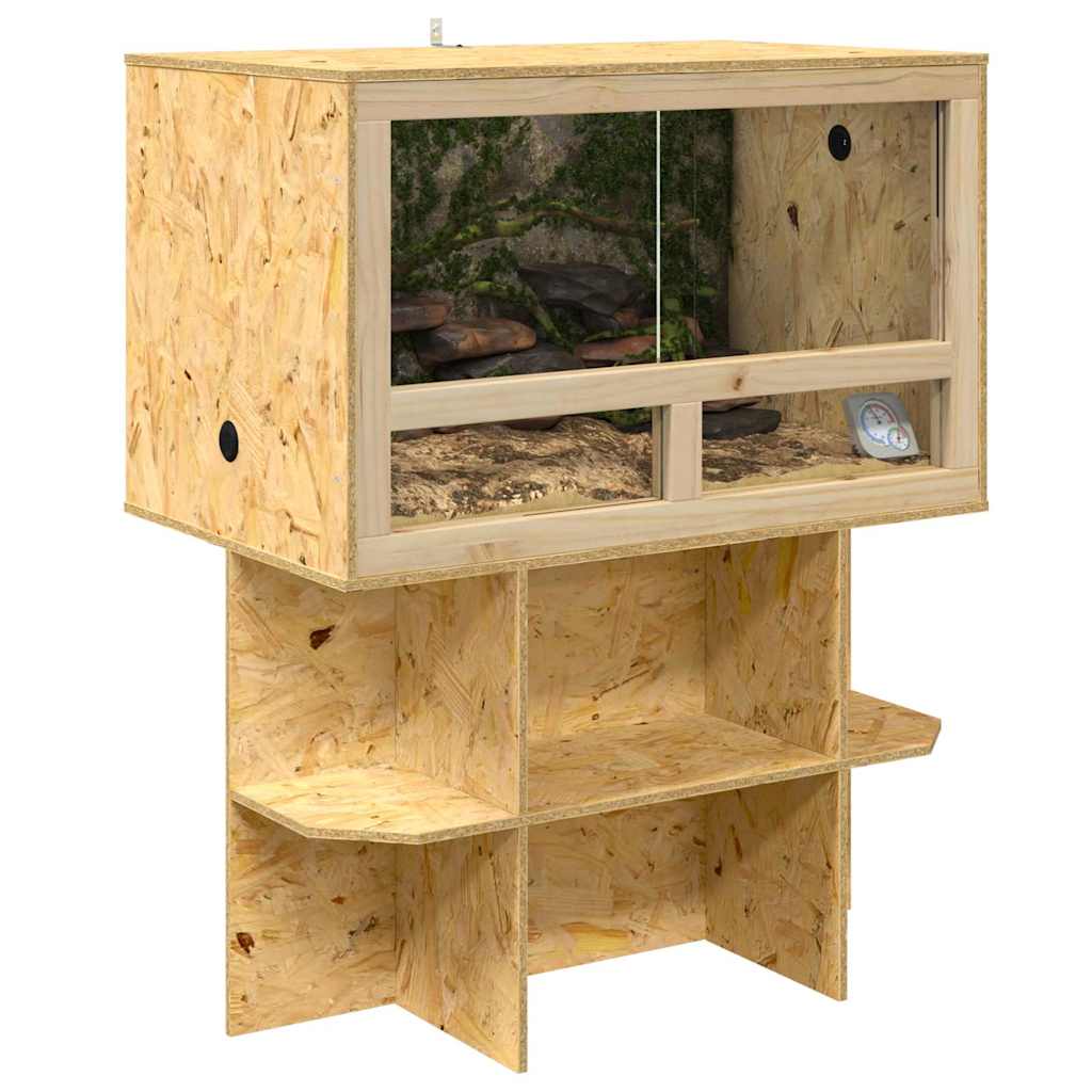 Terrariumbase Brun 80 x 50 x 50 cm OSB