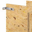 Terrariumbase Brun 50 x 50 x 50 cm OSB