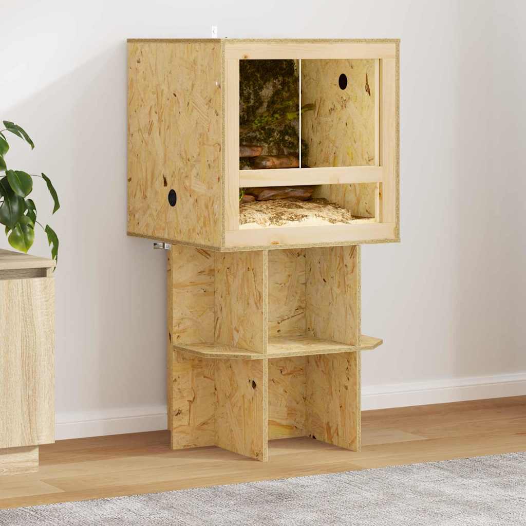 Terrariumbase Brun 50 x 50 x 50 cm OSB