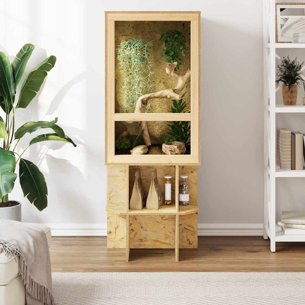Terrariumbase Brun 50 x 50 x 50 cm OSB