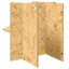 Terrariumbase Brun 50 x 50 x 50 cm OSB