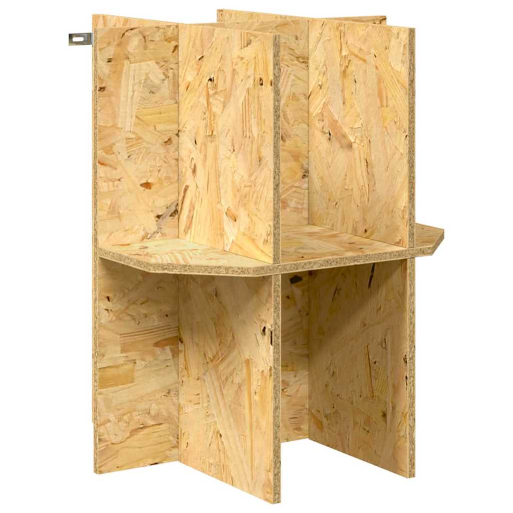 Terrariumbase med hylde Brun 40 x 40 x 50 cm OSB
