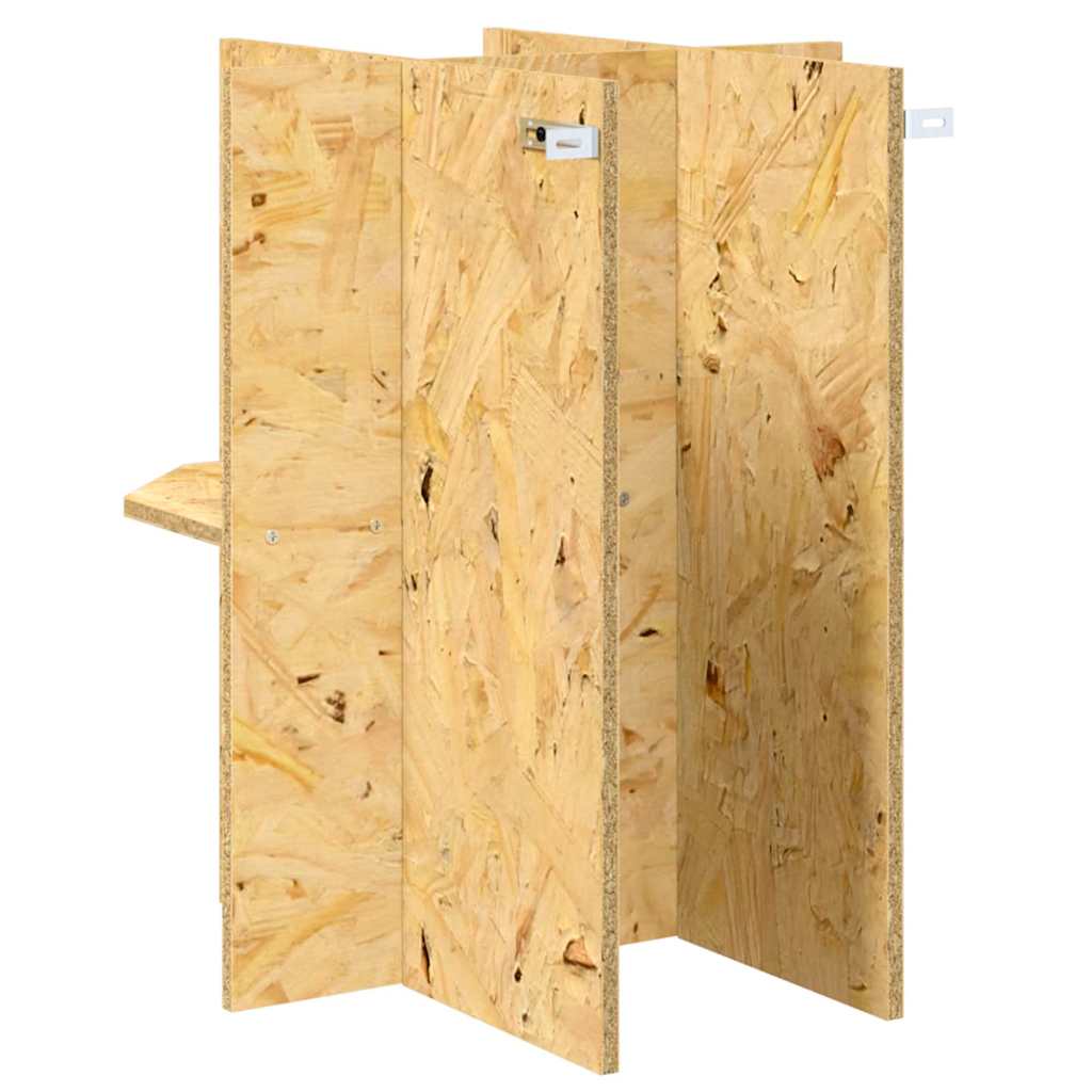Terrariumbase med hylde Brun 40 x 40 x 50 cm OSB