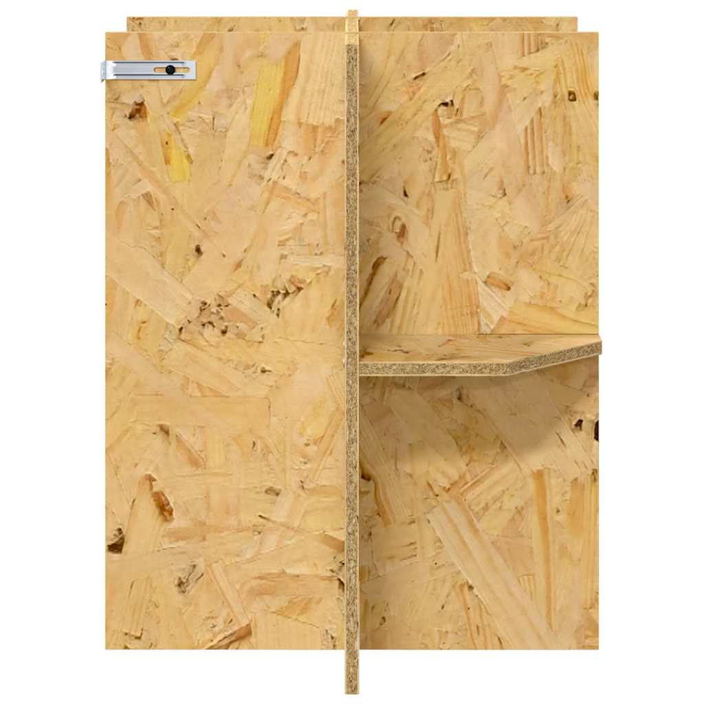 Terrariumbase med hylde Brun 40 x 40 x 50 cm OSB