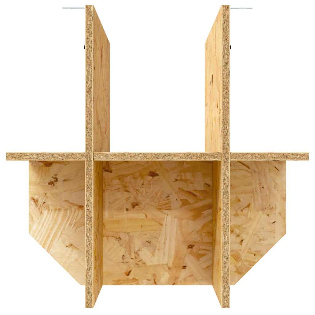 Terrariumbase med hylde Brun 40 x 40 x 50 cm OSB