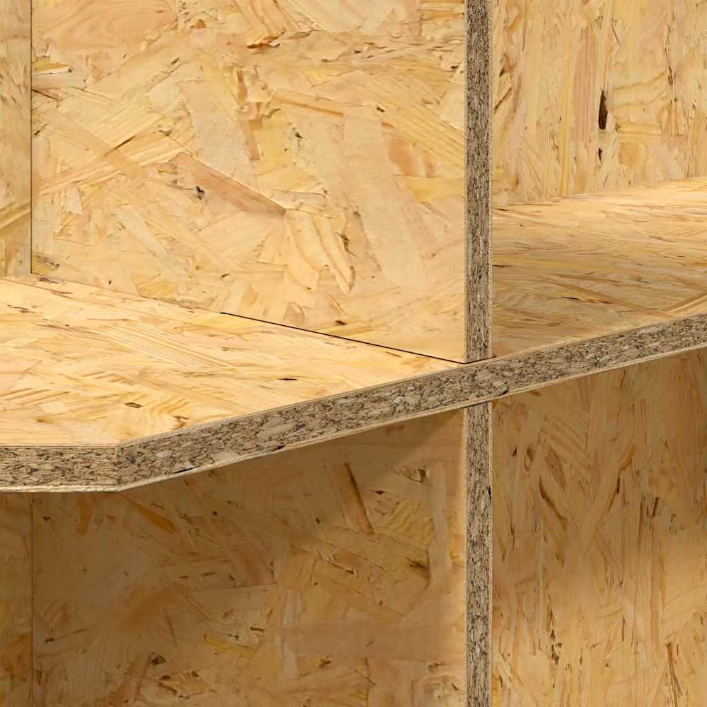 Terrariumbase med hylde Brun 80 x 40 x 50 cm OSB