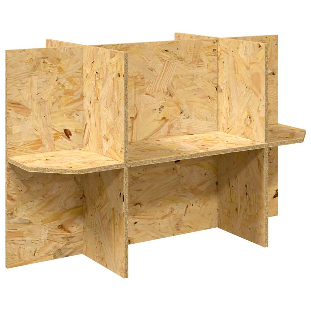 Terrariumbase med hylde Brun 80 x 40 x 50 cm OSB