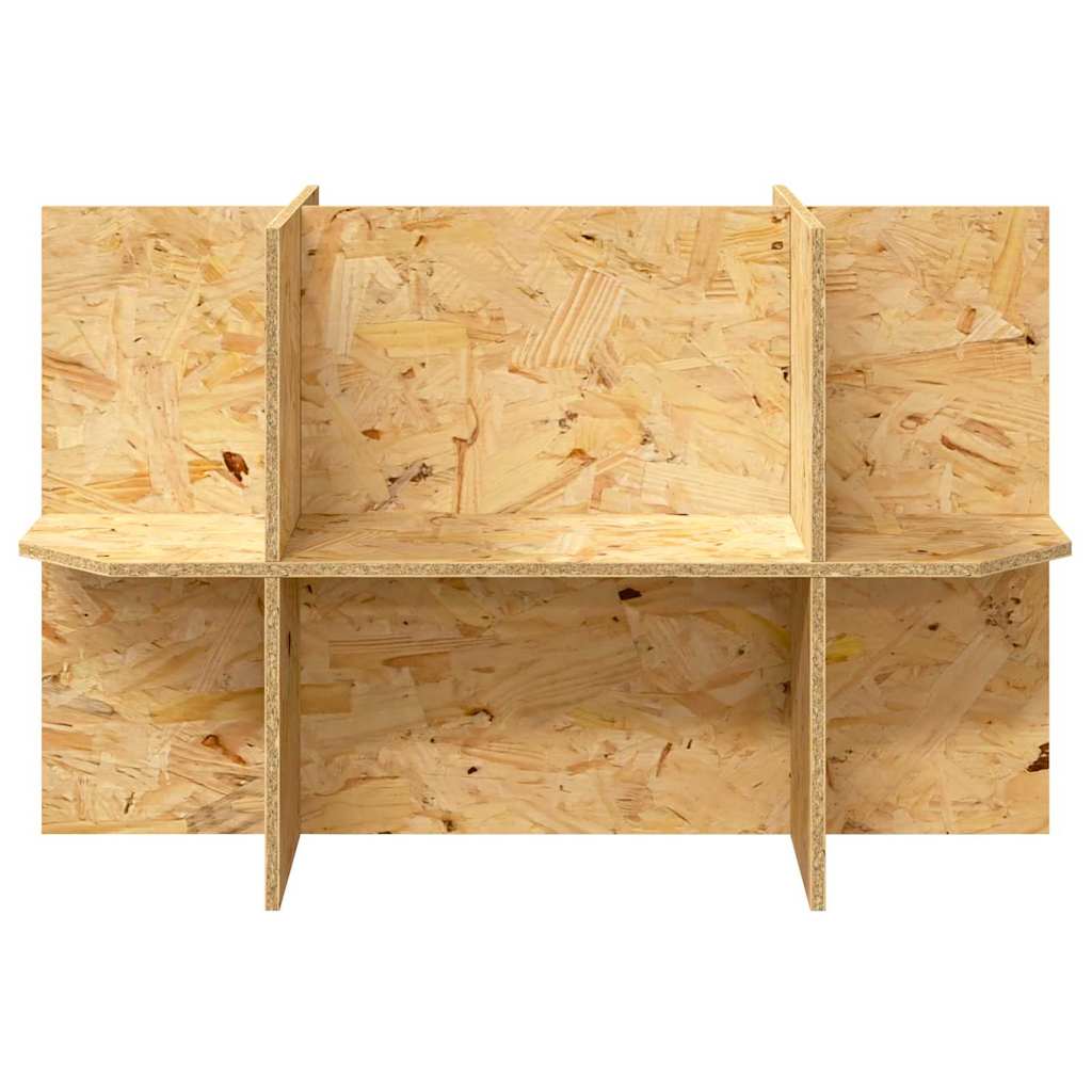 Terrariumbase med hylde Brun 80 x 40 x 50 cm OSB
