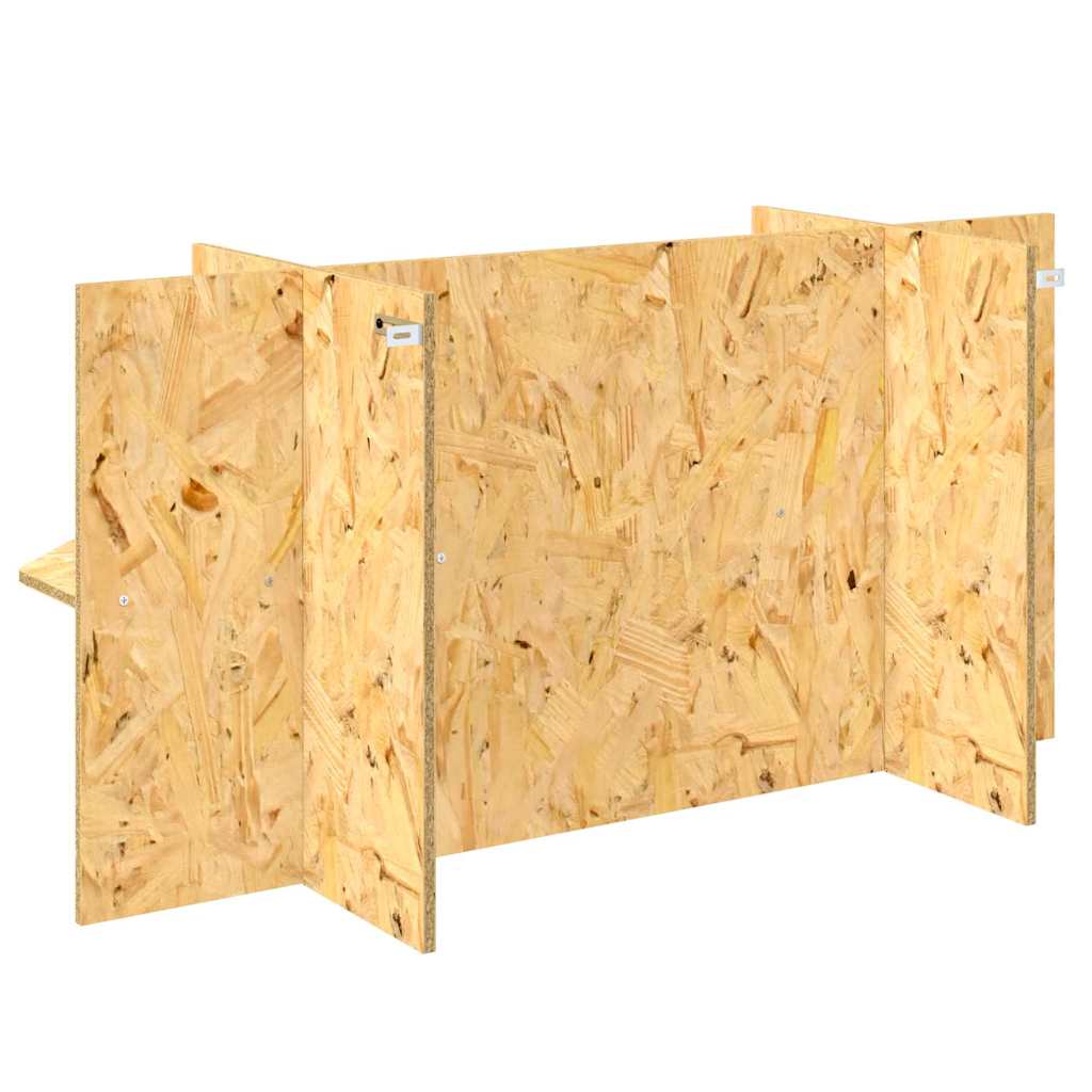 Terrariumbase med hylde Brun 100 x 40 x 50 cm OSB