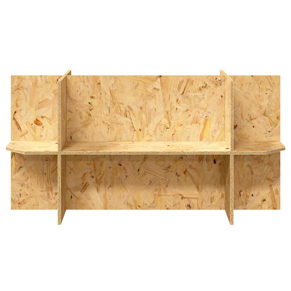 Terrariumbase med hylde Brun 100 x 40 x 50 cm OSB