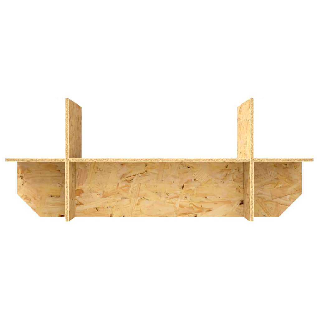 Terrariumbase med hylde Brun 100 x 40 x 50 cm OSB