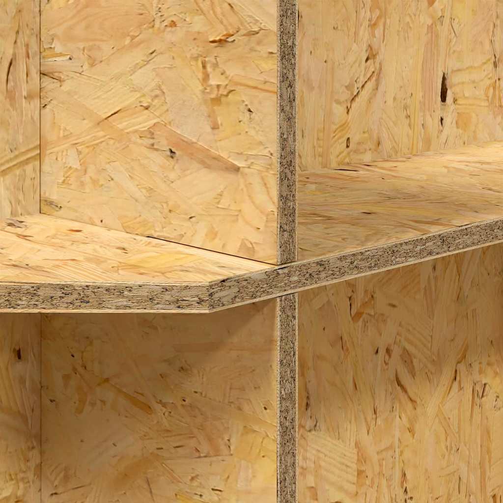 Terrariumbase med hylde Brun 60 x 30 x 50 cm OSB