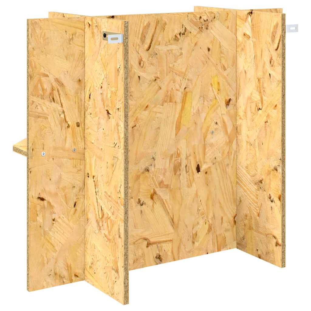 Terrariumbase med hylde Brun 60 x 30 x 50 cm OSB