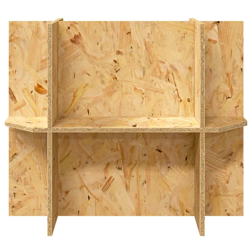 Terrariumbase med hylde Brun 60 x 30 x 50 cm OSB