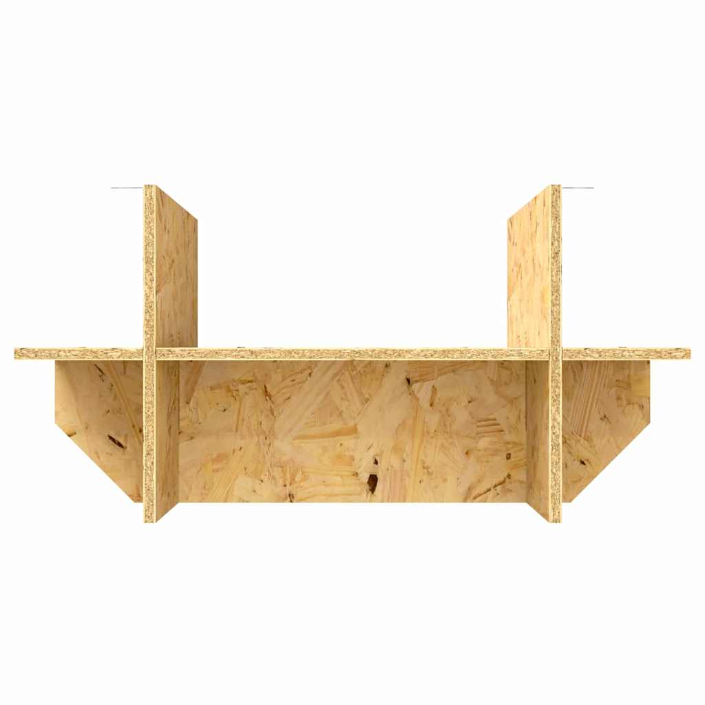 Terrariumbase med hylde Brun 60 x 30 x 50 cm OSB