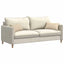 Sofapuder 2 stk. Stof Creme 50 x 30 cm