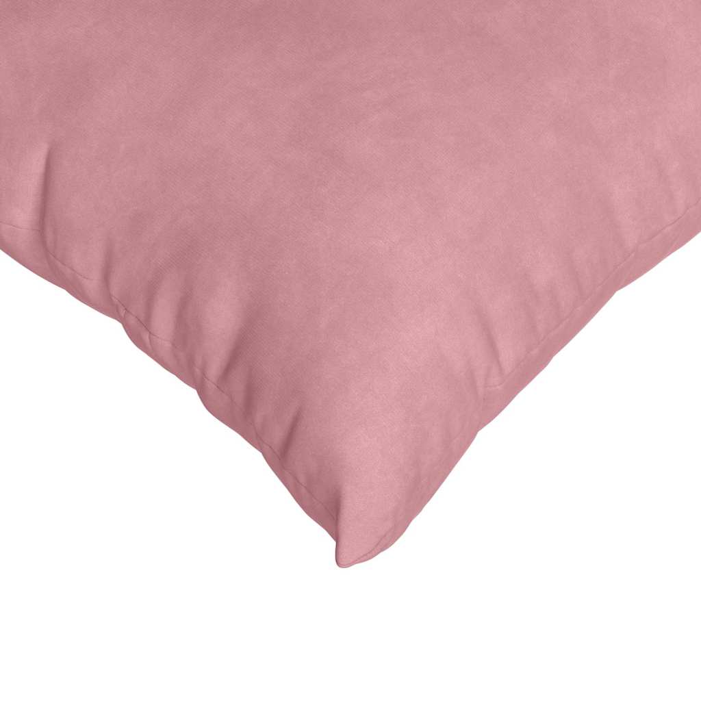 Sofapuder 2 pcs Lyserød 50 x 30 cm Velourstof