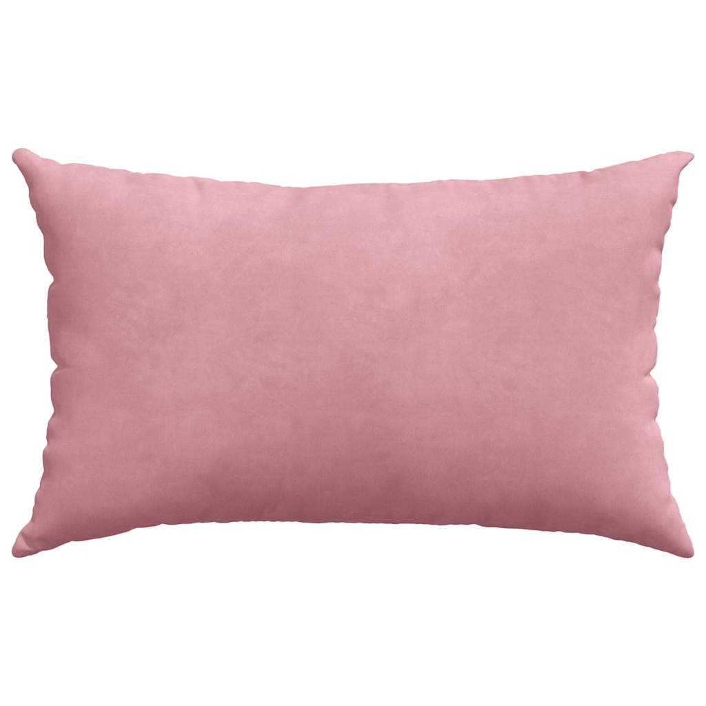 Sofapuder 2 pcs Lyserød 50 x 30 cm Velourstof