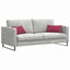 Sofapuder 2 pcs Vinrød 50 x 30 cm Velourstof