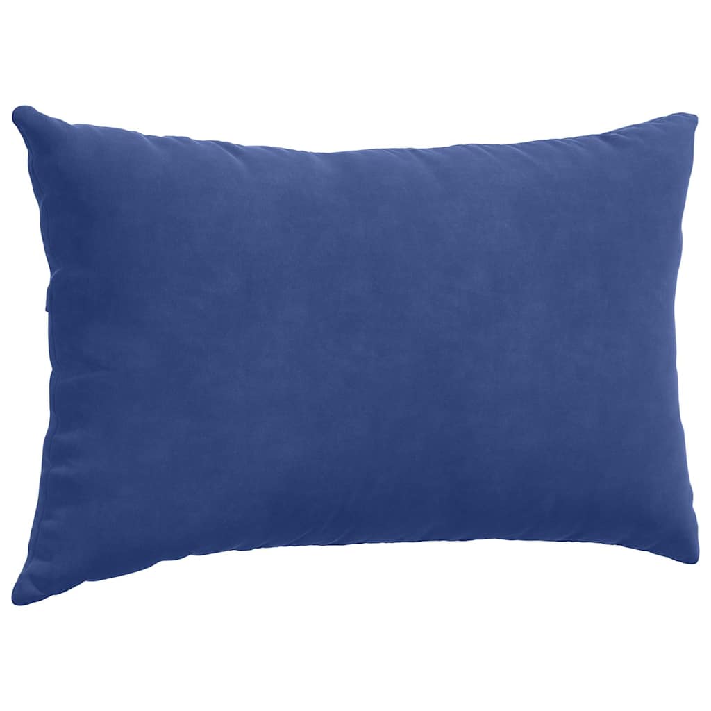 Sofapuder 2 pcs Politi blå 50 x 30 cm Velourstof