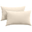 Sofapuder 2 stk. Stof Beige 50 x 30 cm