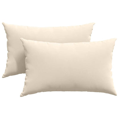 Sofapuder 2 stk. Stof Beige 50 x 30 cm